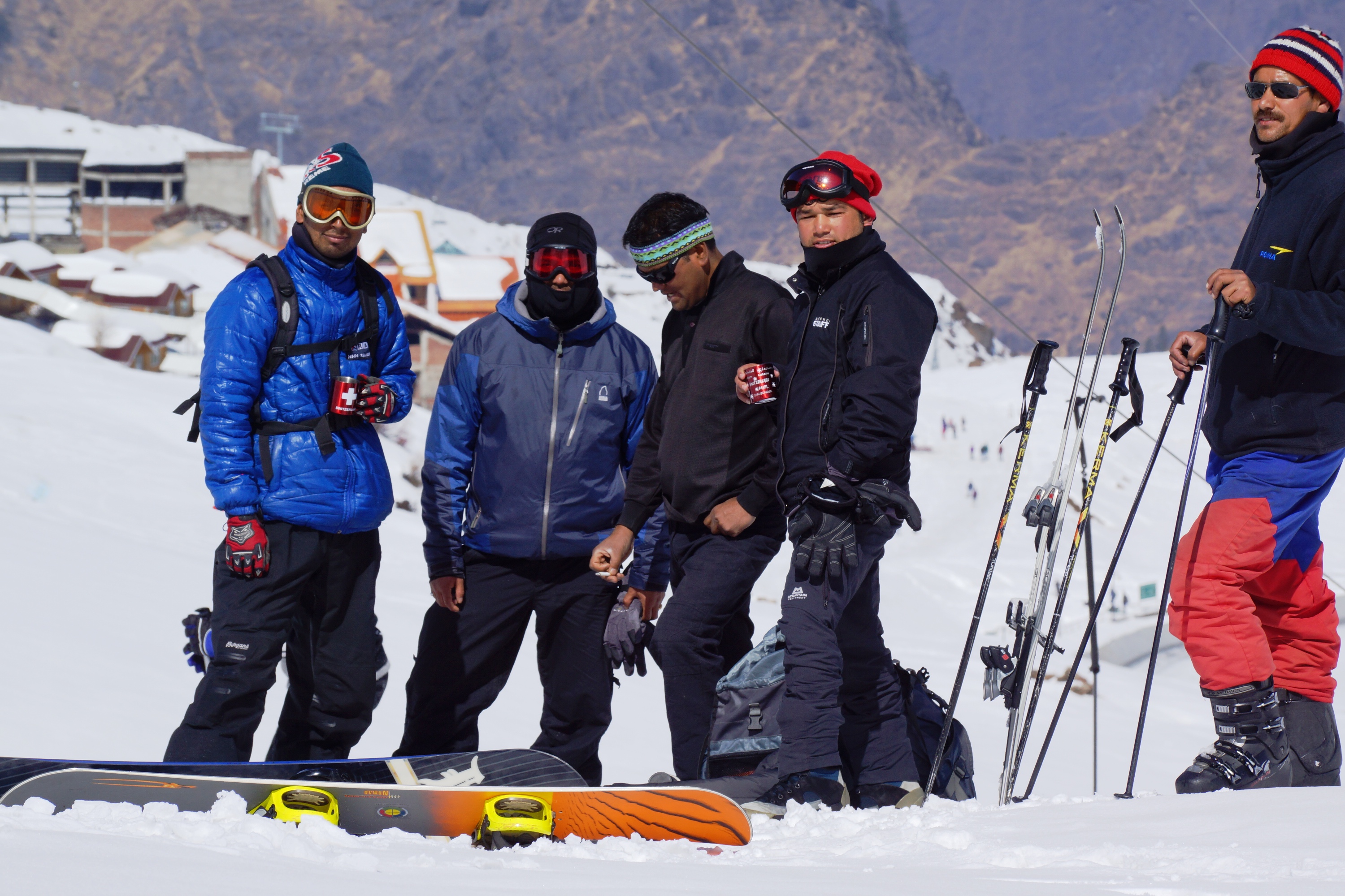 National International Level Ski Instructor at Auli for Ski Camp